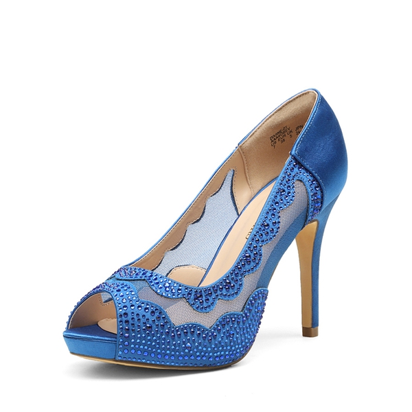 Women s Rhinestone Heel Sandals Pump Sandals Dream Pairs